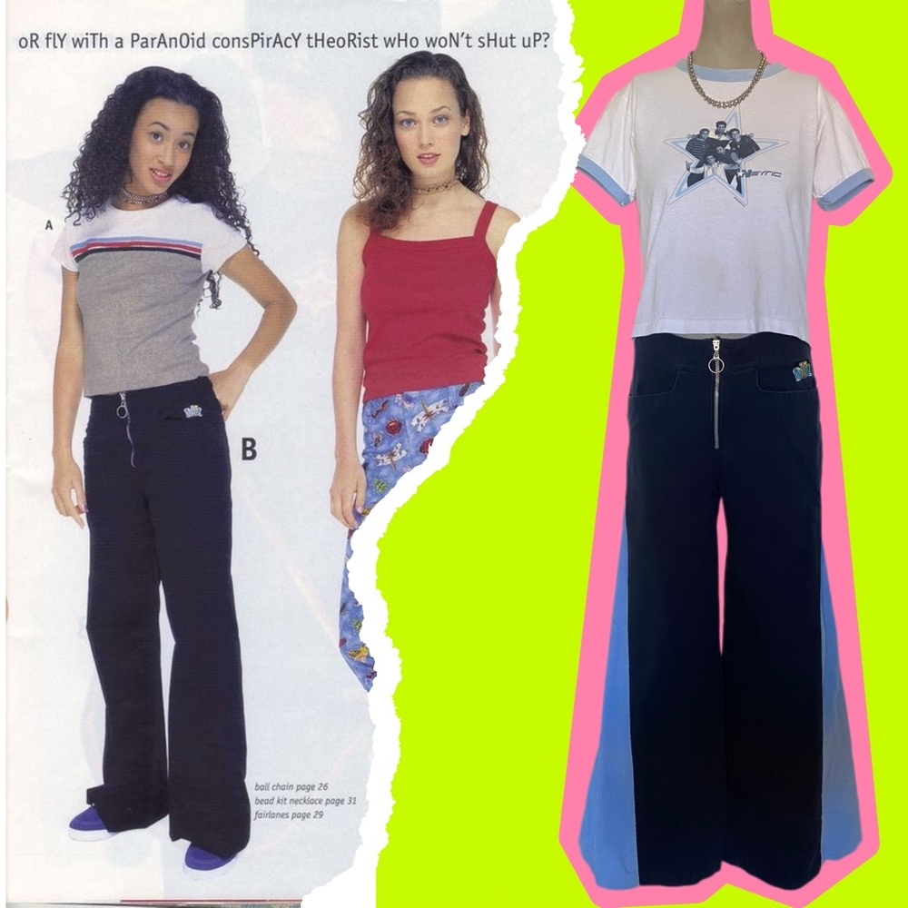 90s Buggirl Wide Leg Pants featured in Delia's Catalog